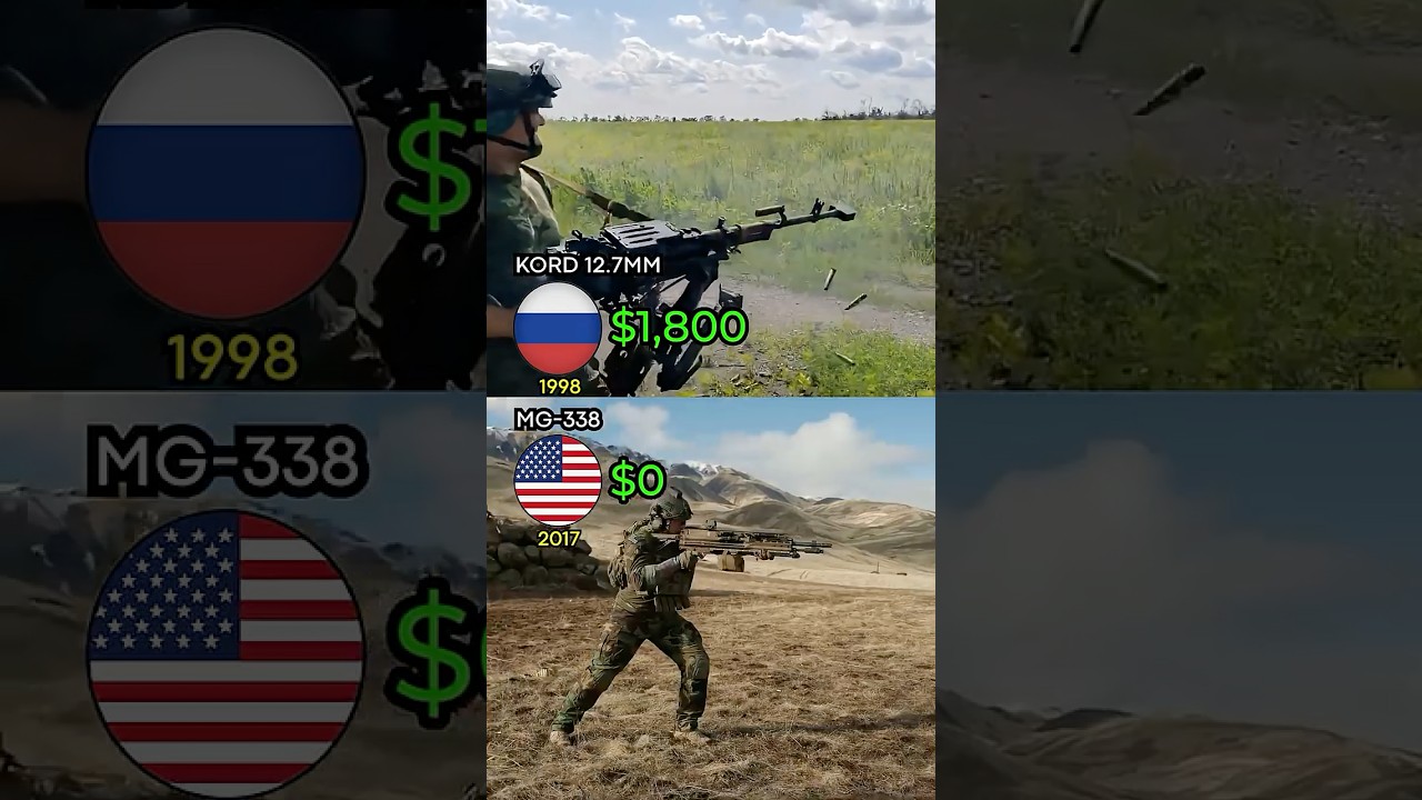 Корд 12,7 мм 🇷🇺 против MG338 🇺🇸 – цена за выстрел из крупнокалиберного пулемета 💥