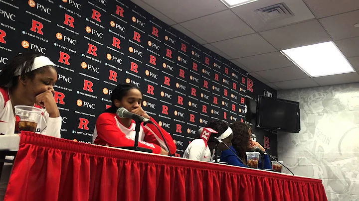 Rutgers coach C. Vivian Stringer breaks into tears...