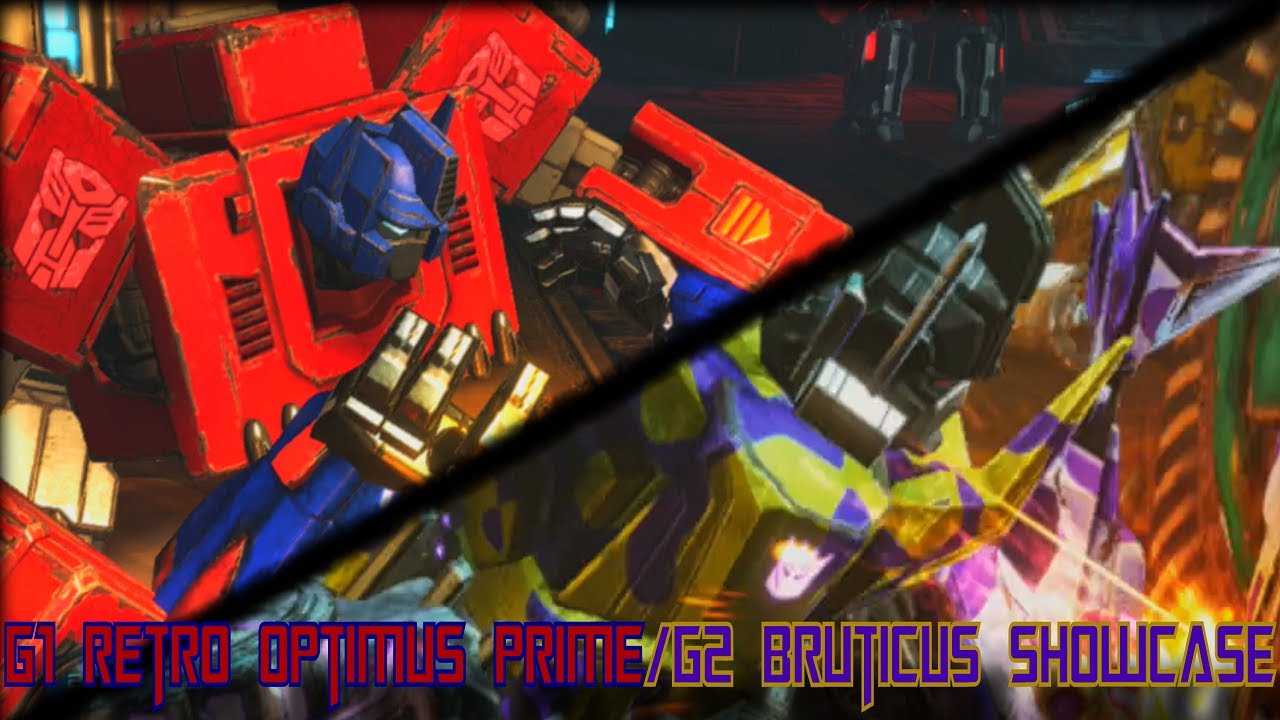 Transformers Fall of Cybertron G1 Retro Optimus & G2 Bruticus YouTube