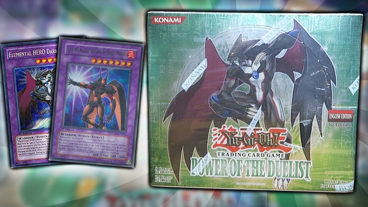 Yugioh Power Of The Duelist 1st Edition 24-count Booster Box Card Game 