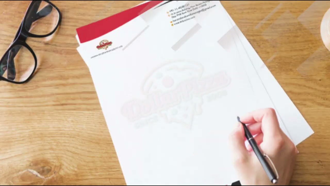 Beautiful Visiting Card and Letter Pad || Crazy MediaWorks Studio