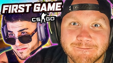 NICKMERCS FIRST GAME OF CSGO EVER...
