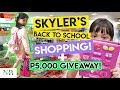 BACK TO SCHOOL SHOPPING NI ATE SKY! + PHP 5000 GIVEAWAY| Nina Rayos ๐