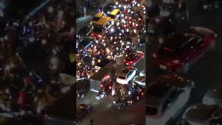 Rush hour traffic in Vietnam, Hanoi Vietnam #vietnamtravel #traffic #vietnamtraffic #hanoitraffic