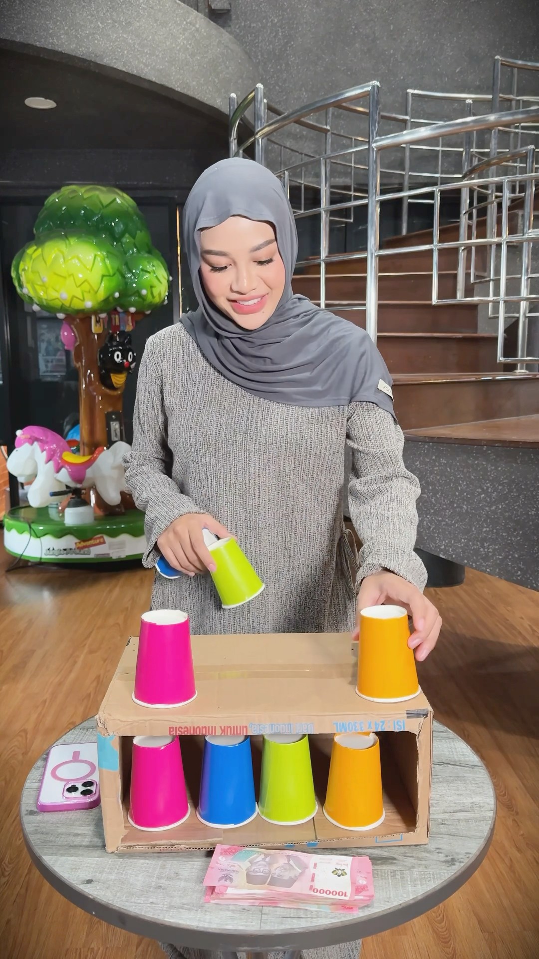 Tebak susun gelas warna? Next challenge apalagi ges?