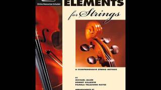 Essential Elements 2k  Cello bk 2 Tr122 Rise And Fall Profile