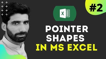 #2 Pointer Shapes in MS Excel  | Microsoft Excel Course in Urdu/Hindi