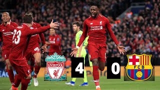 Liverpool 4 x 0 Barcelona | Highlights and goals 2019 UCL Semi Final (with Arabic commentary)