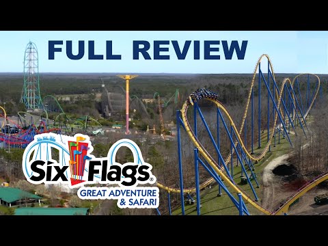 Video: Nitro pie Six Flags Great Adventure - Coaster Review