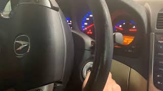 Oil life reset 2006 Acura TL
