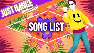 Just Dance Unlimited - Song List [US]