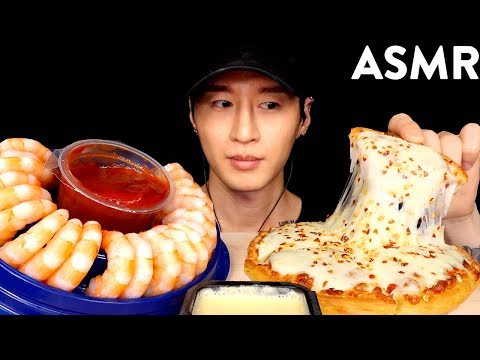 asmr-shrimp-cocktails-&-extra-cheesy-pizza-mukbang-(no-talking)-eating-sounds-|-zach-choi-asmr