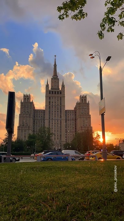 Высотка на Баррикадной #shortsrussia #закаты #рассветы #м24 # ...