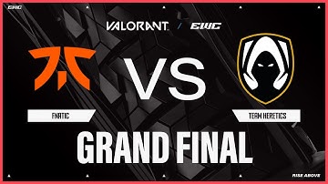 Fnatic vs Team Heretics | VALORANT at EWC 25 - Day 6 - Grand Final