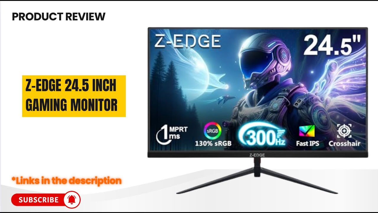 Z-Edge 300Hz Gaming Monitor Review | UG25S 24.5” IPS 1ms FHD