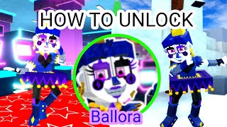 How to unlock Ballora in return to animatronica (Fnaf roblox RPG) 