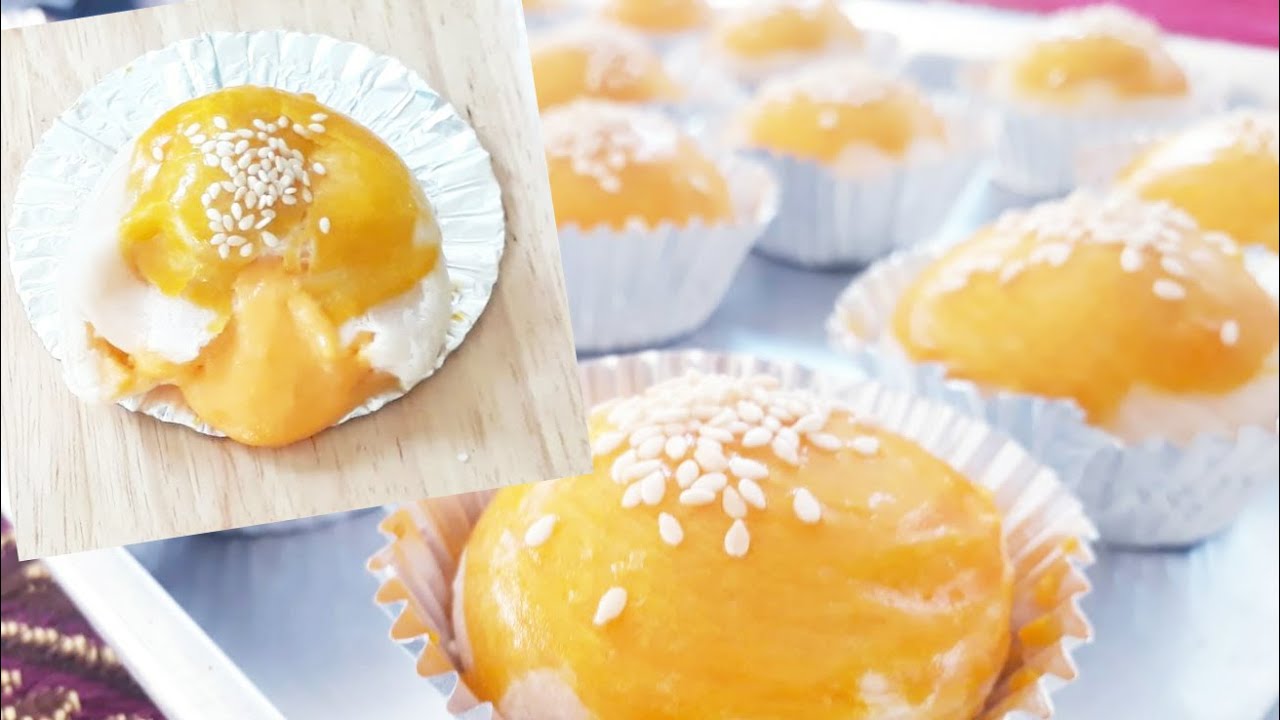 ขนมเปี๊ยะไข่เค็มลาวา แป้งเหนียวนุ่ม