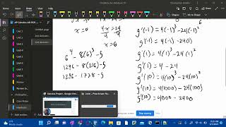 2nd Derivative Test Practice Problem