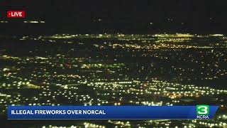 LIVE | LiveCopter 3 is over fireworks in the Sacramento area