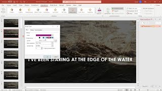 HOW TO CREATE A KARAOKE USING MICROSOFT POWERPOINT | CREATE A KARAOKE WITH LYRICS screenshot 3