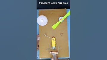 Two Fan Switching With Geared Motor ⚙️⚡🔥 #experiment #hacks #simple #ideas #schoolproject #diy