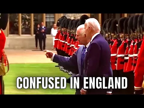 Joe Biden DAZED & CONFUSED Today in England