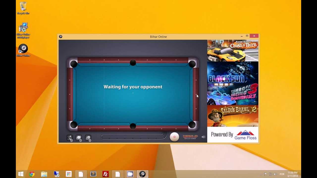 Jogar Bilhar Online Multiplayer Grátis