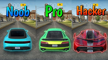 Noob vs Pro vs Hacker In Extreme Car Driving Simulator