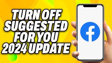 How To TURN OFF Facebook Suggested For You 2025 Update (2025) - Quick Fix