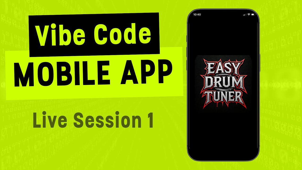 Vibe coding a mobile app from scratch - Session #1 - YouTube