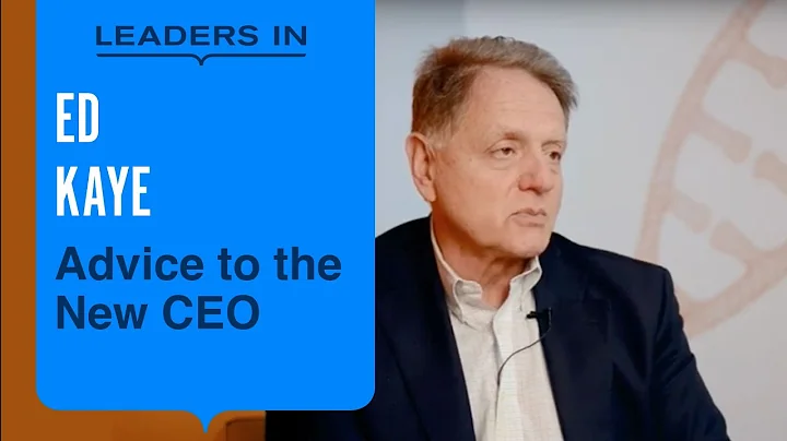 Ed Kaye Gives Advice to Young CEOs