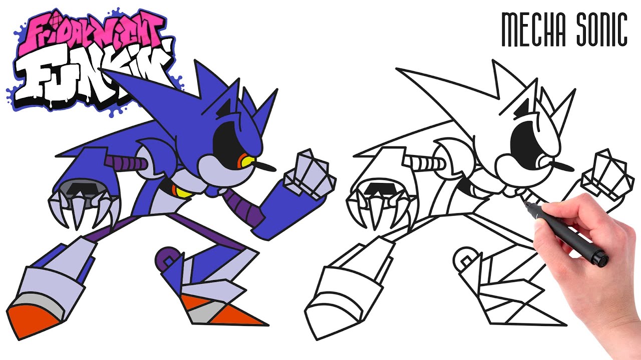 Como DESENHAR o METAL SONIC - Como DIBUJAR a METAL SONIC - How to