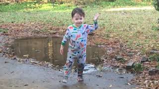 Conor muddy puddles