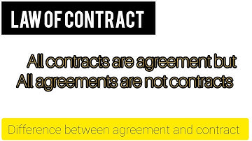 Are All Contracts Agreements?