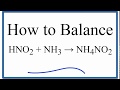 Balancing Chemical Equations Concepts