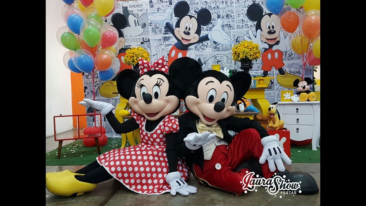 Mickey Minnie Pateta Margarida Pluto E Donald Na Festa Youtube