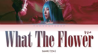 SUNMI 선미 " What The Flower (꽃같네) " Lyrics (ColorCoded/ENG/HAN/ROM/가사)