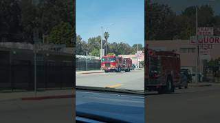 LACoFD Engine 1 Responding