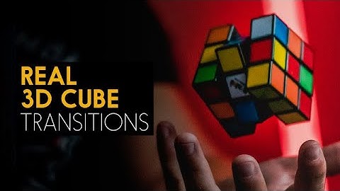 Real 3D Cube Transition Premiere Pro Presets