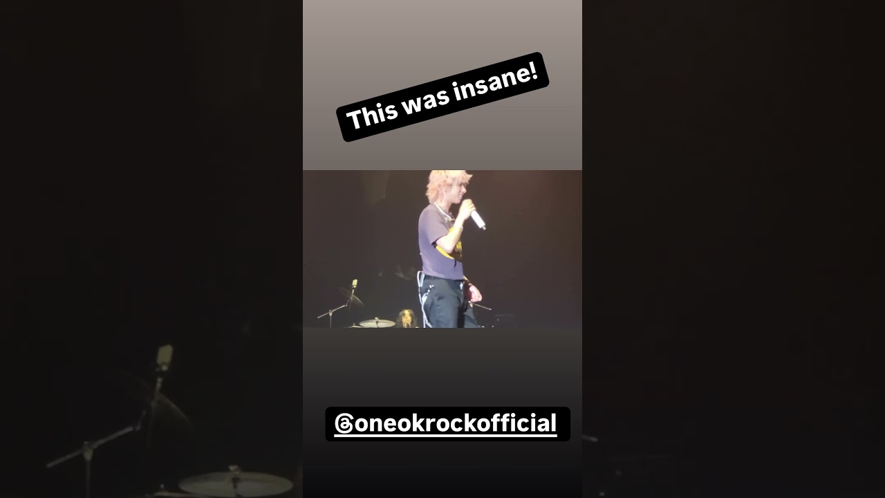 Taka noticed me at the concert tonight!! 