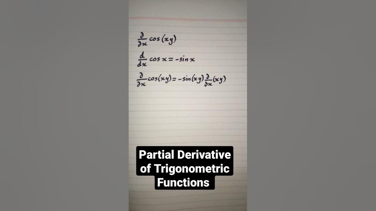 partial-derivative-of-cos-xy-w-r-t-x-partial-differentiation