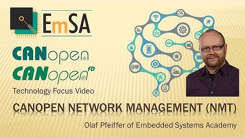 CANopen (FD) Network Management and State Machine
