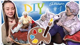 ✨️Jdu nabarvit svou NEJVĚTŠÍ FIGURKU!✨️|| Evzuu živě