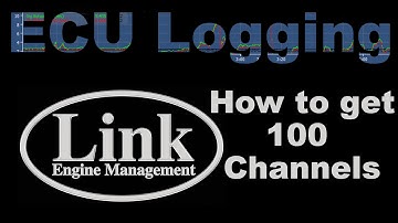 100 Channels of ECU Logging: PCLink V5.5.6