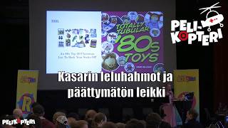 Wow mikä flow - Kasarin leluhahmot ja päättymätön leikki - Finnish Retro Con 2025 esitelmä
80-luvun verta ja seksiä tulvivat hittileffat eivät kuulosta ensimmäiseltä valinnalta animaatioiden tai lelujen lähteeksi, mutta näinkin erikoinen osa populaarikulttuuria sai aikoinaan kukoistaa.
Rambo, RoboCop, Toxic Avenger ja Chuck Norris kumppaneineen - on aika vilkaista näitä huikeita piirrossarjoja ja niiden oheistuotteita. Ajat todella olivat toisenlaiset!
Petri Hiltunen on helsinkiläinen sarjakuvantekijä ja kuvittaja. Omien sanojensa mukaan hän harrastaa kaikkea kummallista roskaa, ettei teidän tarvitse.
Popkulttuurin kaksi puolta: Rambo vai Barbie? -luentoparin ensimmäinen puolikas.
Saturday Morning Cartoons - Valkokankaan verilöylyistä lasten leikkihuoneisiin - Finnish Retro Con 2025 esitelmä
Tampereella järjestettiin 11.10.2025 Finnish Retro Con 2025, joka kokosi yhteen vanhasta roinasta ja keräilytavarasta kiinnostunutta kansaa ja tietysti myyjiä.
Tapahtumassa vieraili noin 750 asiakasta.
Finnish Retro Con 2025
11.10.2025 Tampere
https://retrocon.fi
Saa kanavan tilatakin, se olisi kovin ystävällistä:
https://www.youtube.com/@pelikopteri?sub_confirmation=1
Lisää reissussa-videoita: https://www.youtube.com/playlist?list=PLT5QfuMv_yIkibQW8oQnodtjkbopxQyZR
Lisää videoblogeja: https://www.youtube.com/playlist?list=PLT5QfuMv_yImcZHYP43gymJK_clQpdzKh
Onhan Retro Rewind jo tilattu?
https://retrorewind.fi/tilaa
Pelikopteri
Kuvaus: Jukka O. Kauppinen
(C) 2025-2026 Mediapalvelut
Yhteistyössä: https://www.v2.fi/
https://www.facebook.com/pelikopteri
https://www.v2.fi/
#pelikopteri #jukkaokauppinen
Tilaa toki kanava: https://www.youtube.com/@pelikopteri?sub_confirmation=1
Kaikki Pelikopterin ohjelmat: https://www.youtube.com/playlist?list=PLT5QfuMv_yIlJ6fR8EDdP4r92JPInt9fg
Kaikki peliarvostelut: https://www.youtube.com/playlist?list=PLT5QfuMv_yIlsre_kFM-tJDJbASkcXZI6
Kaikki Pelivatkain-retrovideot: https://www.youtube.com/playlist?list=PLT5QfuMv_yInNG4Bu-0lUQ4nuC6AwVAPb
Pelivideoita: https://www.youtube.com/playlist?list=PLT5QfuMv_yIkKAr25h0sTXblXEsC4H5df
Löydät meidät myös Facebookista: https://www.facebook.com/pelikopteri Wow mikä flow - Kasarin leluhahmot ja päättymätön leikki - Finnish Retro Con 2025 esitelmä