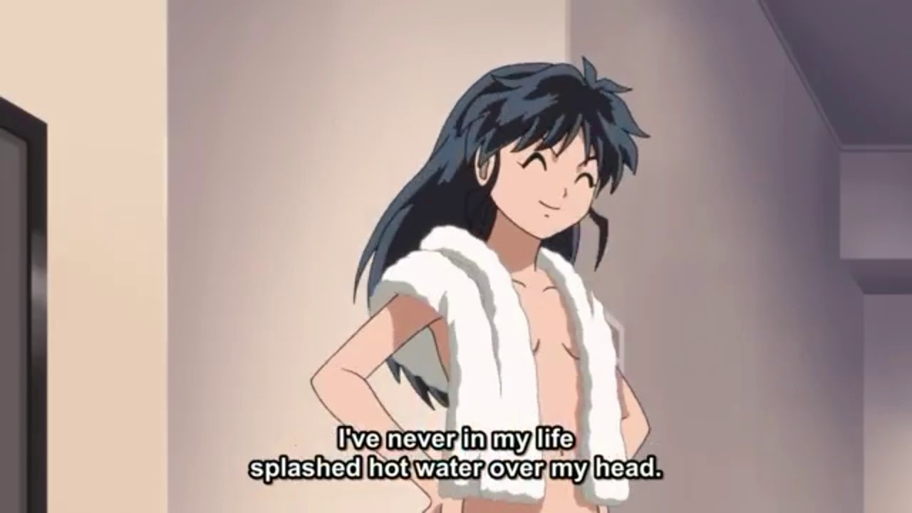 In anime, naked girl get out of the shower is a fan service? - YouTube