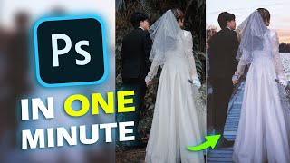 Wedding Couple | Photoshop Timelapse in 1 minute screenshot 4