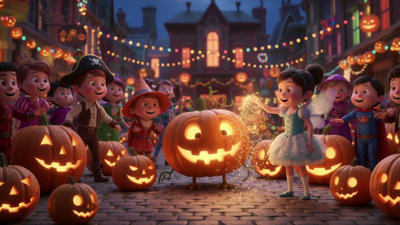 🎃🐶 Milo & Max in Pumpkin Land — A Magical Halloween Adventure Bedtime Story 🌙✨ 