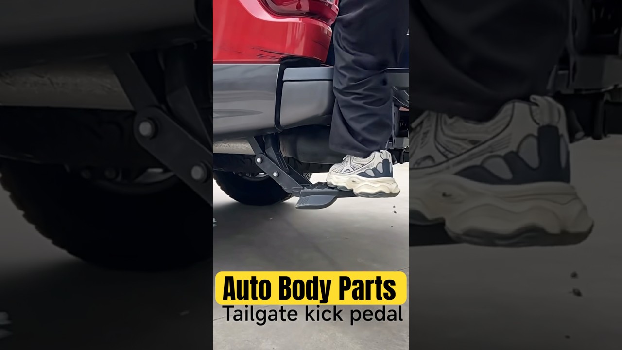 Auto body parts. Tailgate kick pedal. China Factory 