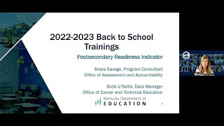 2022-2023 Back to School Training - Postsecondary Readiness Indicator